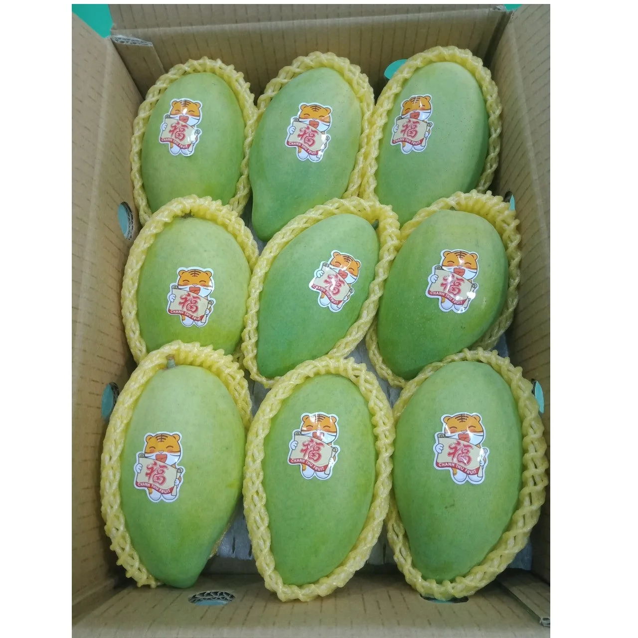 200-1100g/fruit High Quality Carton Box Packaging Green Color Common Cultivation Type Sweet Taste Mango Export From Vietnam