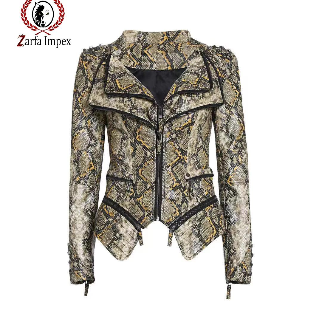 Hot Sale New Fashion Jacket Coat Women Genuine Goat Leather Multi Colors Winter Clothing For Ladies