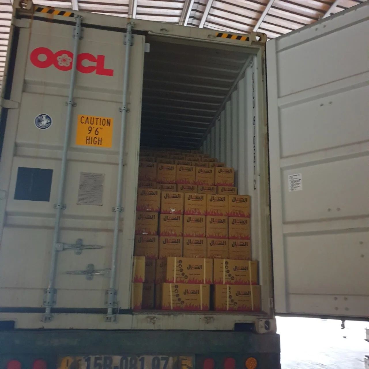 High heating BBQ Hand made Square briquettes charcoal