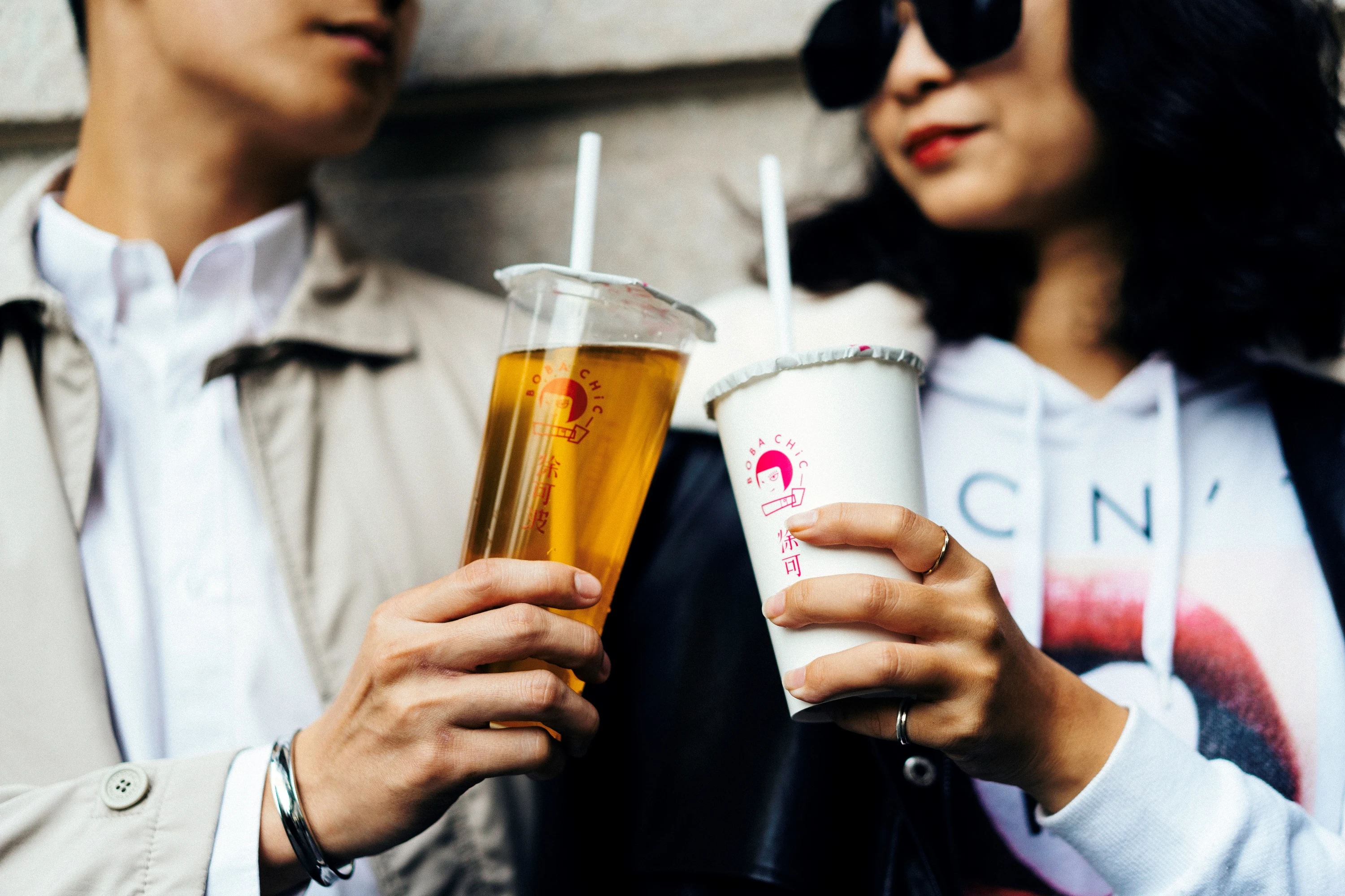  BOBA CHiC Сделано в Тайване зеленый чай имбиря бабочки для молока