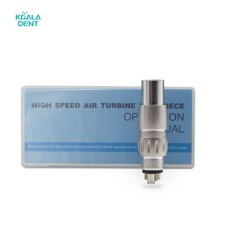 Светодиодный воздушный генератор с четырьмя отверстиями, быстроразъемный стоматологический наконечник