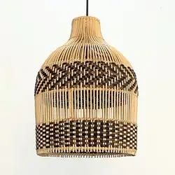 Handmade Rattan Pendant Light Wicker Woven Lampshade