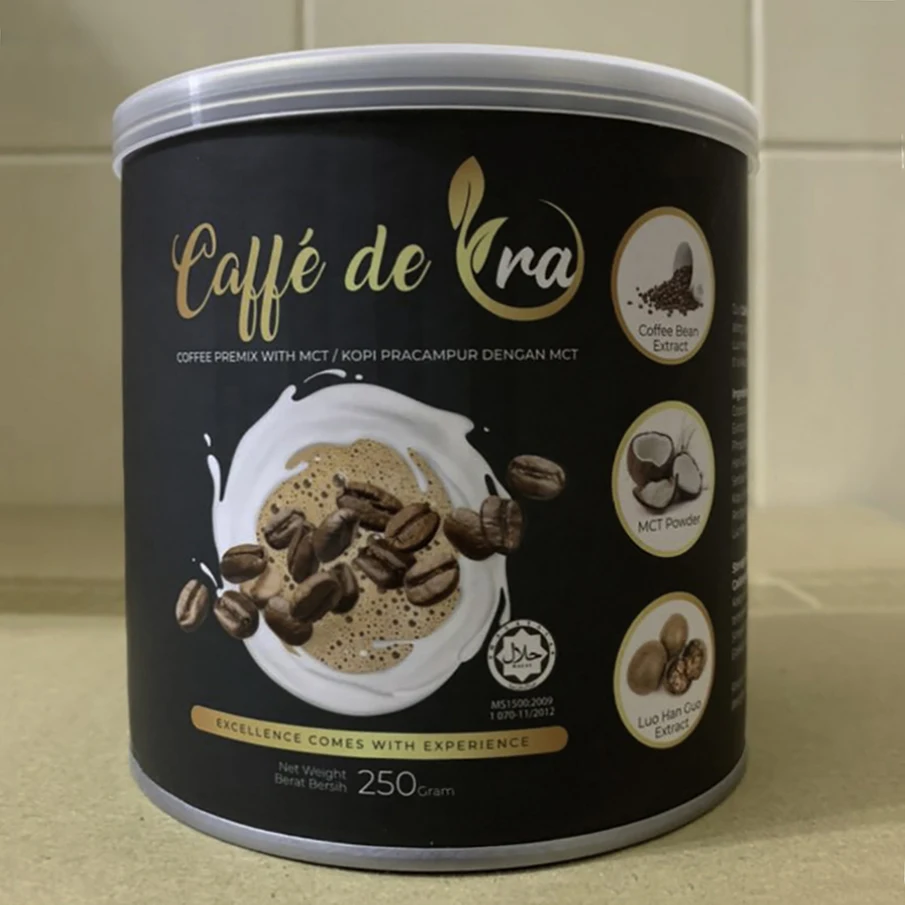 Superior Quality Healthy Sugar Free Caffe de Ora Instant Coffee Powder Original from Malaysia
