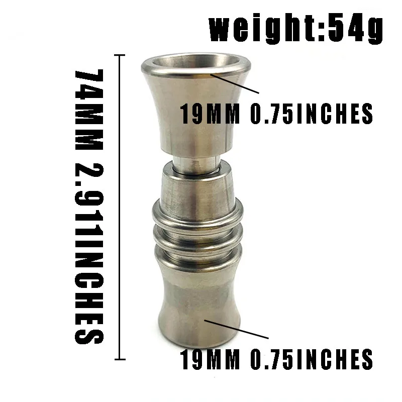 Various Style Titanium Carb Cap Sliver Color Titanium Nail Dabber Tool For Smoking