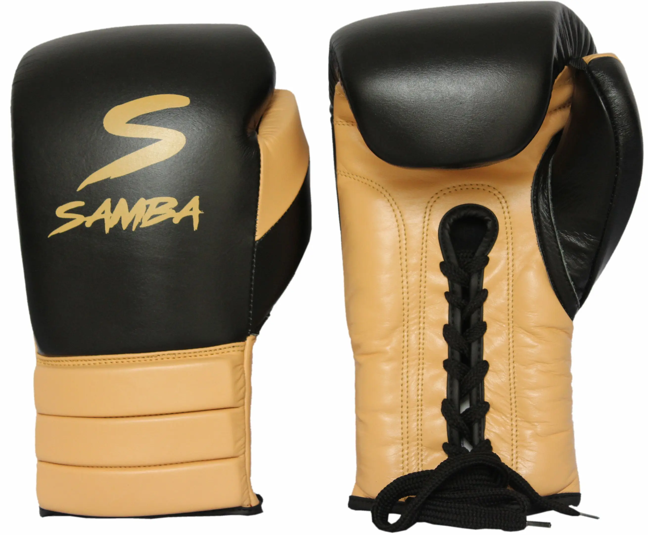 Samba Real Leather Boxing Gloves Customized Artificial Leather- 052