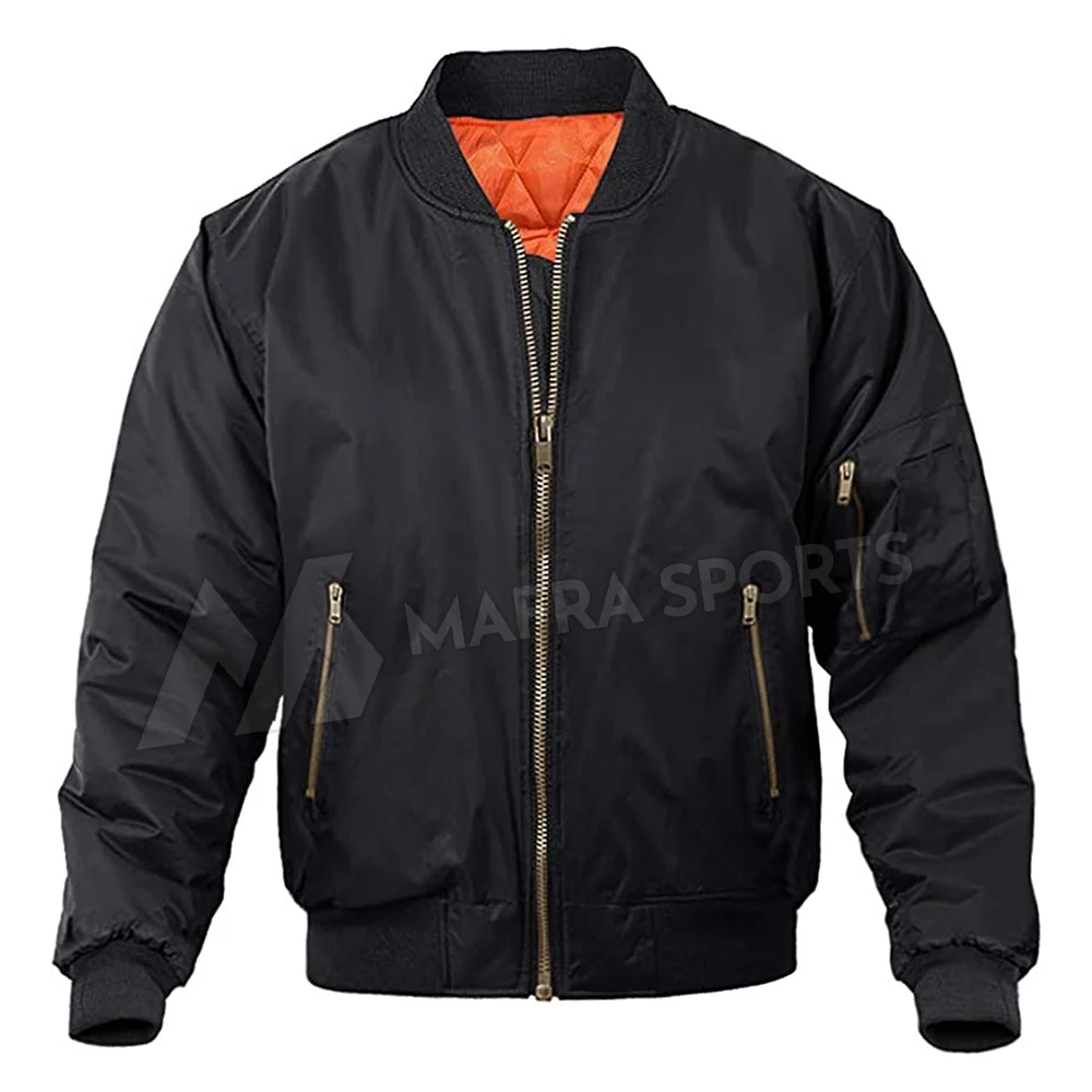 Wholesale new design style hot sale high quality winter jacket custom mens bomber jacket
