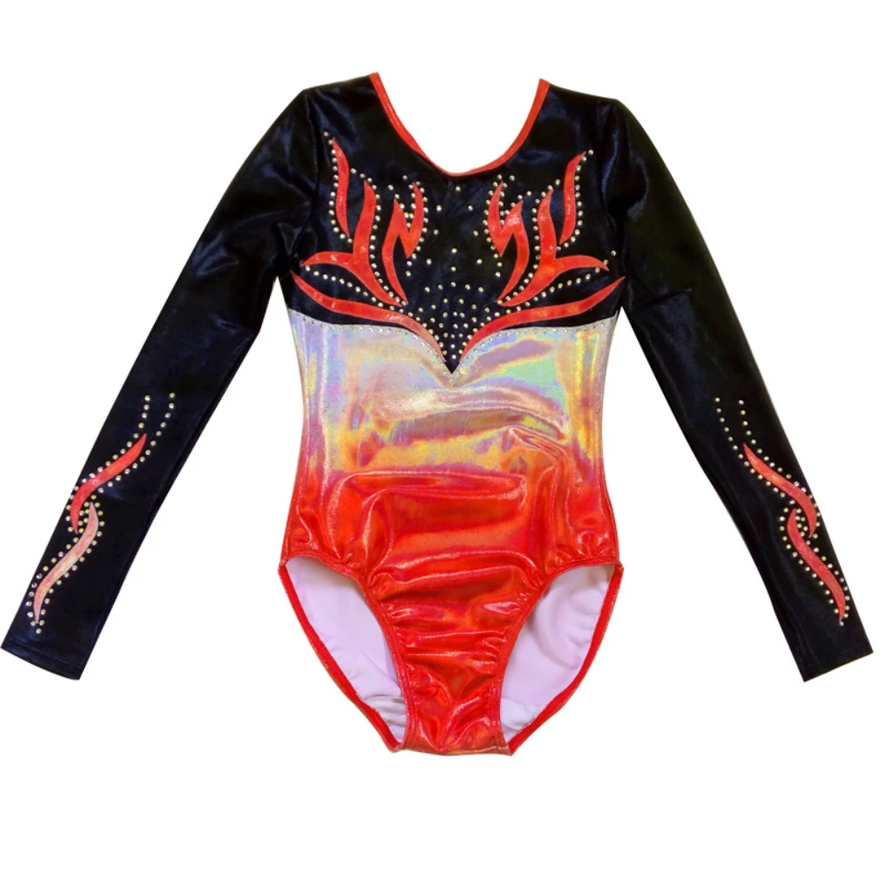 Оптовая продажа трико для гимнастических соревнований девочек-подростков