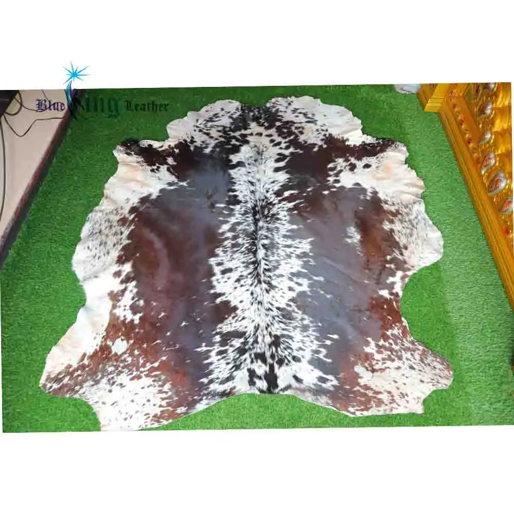 Ready Stock Animal Skin Faux Fur Cow Rug Printed Cowhide Rug prayer rug