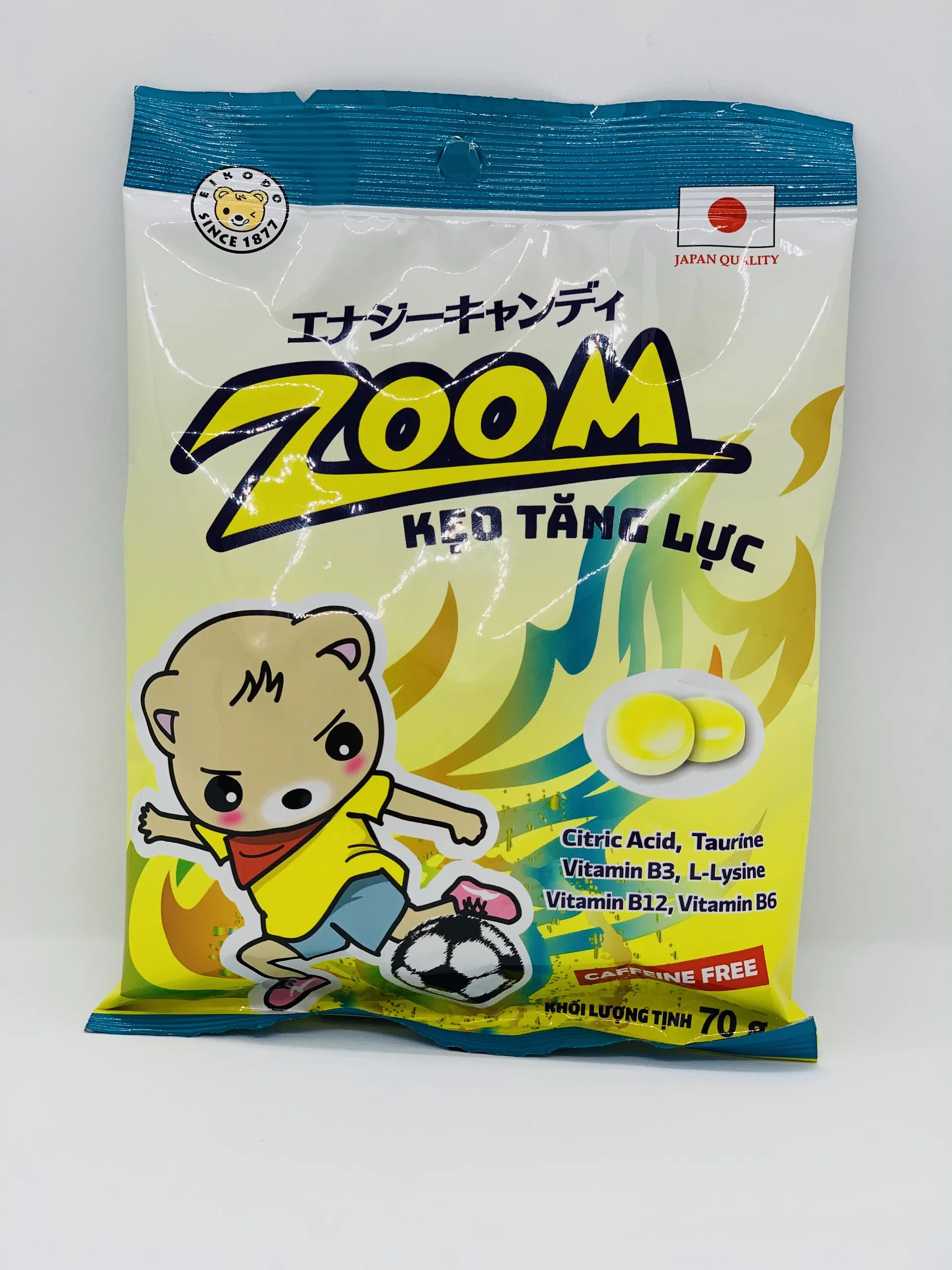 Zoom Energy Candy-добавка с лимонной кислотой таурином L-лизином витаминами B3 B12 B6