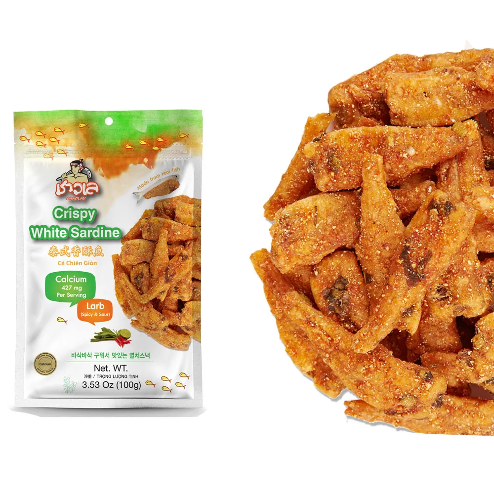 Best Price Seafood Snacks Crispy White Sardine (Larb) - Thai Seafood Fish Snack