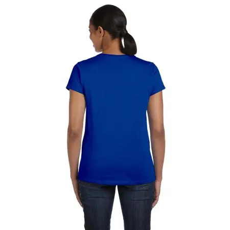 v neck plain ladies t shirts