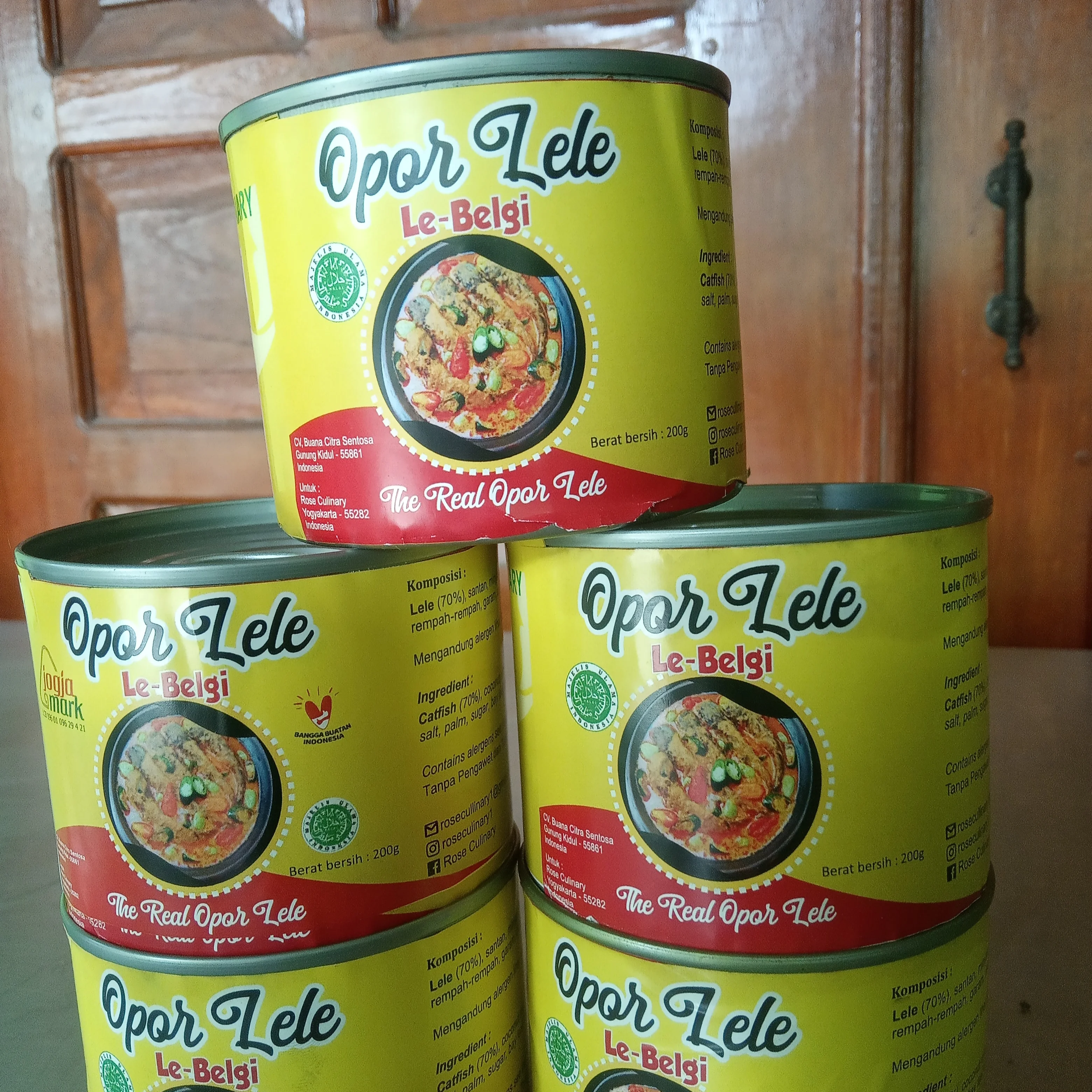 Catfish meat canned frozen from Indonesia