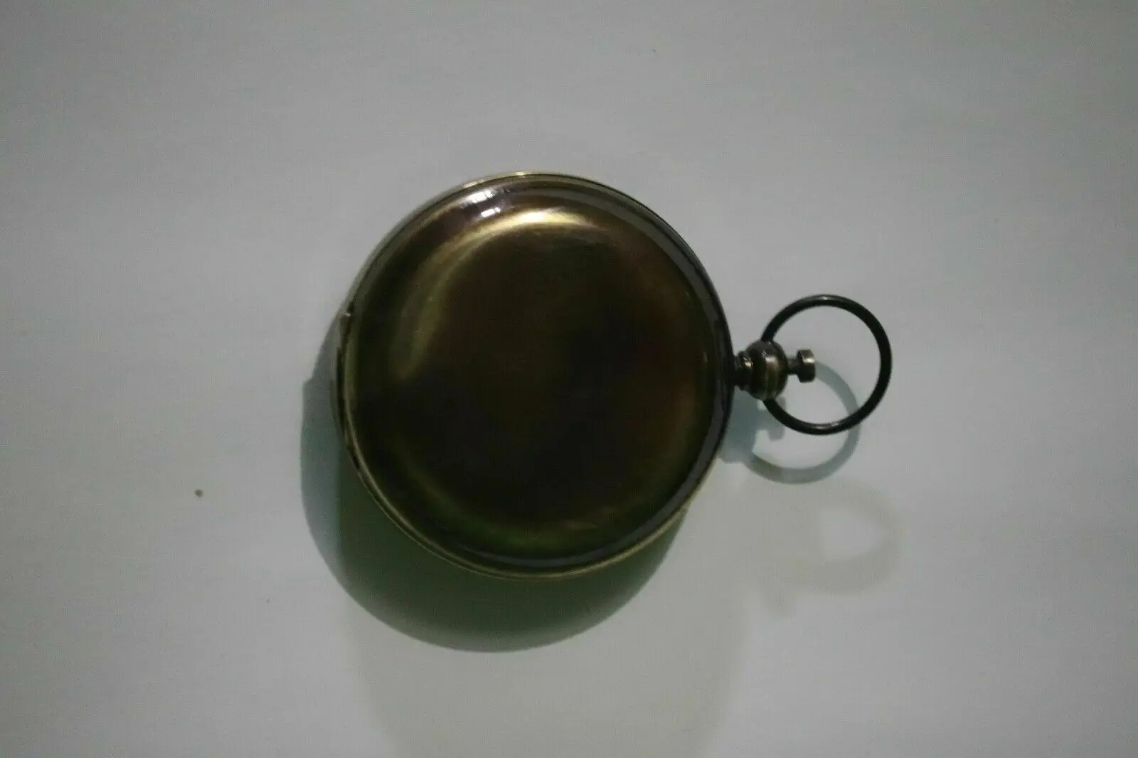 ANTIQUE PUSH BUTTON NAUTICAL COMPASS SUNDIAL POCKET MARITIME WORKING COMPASS A