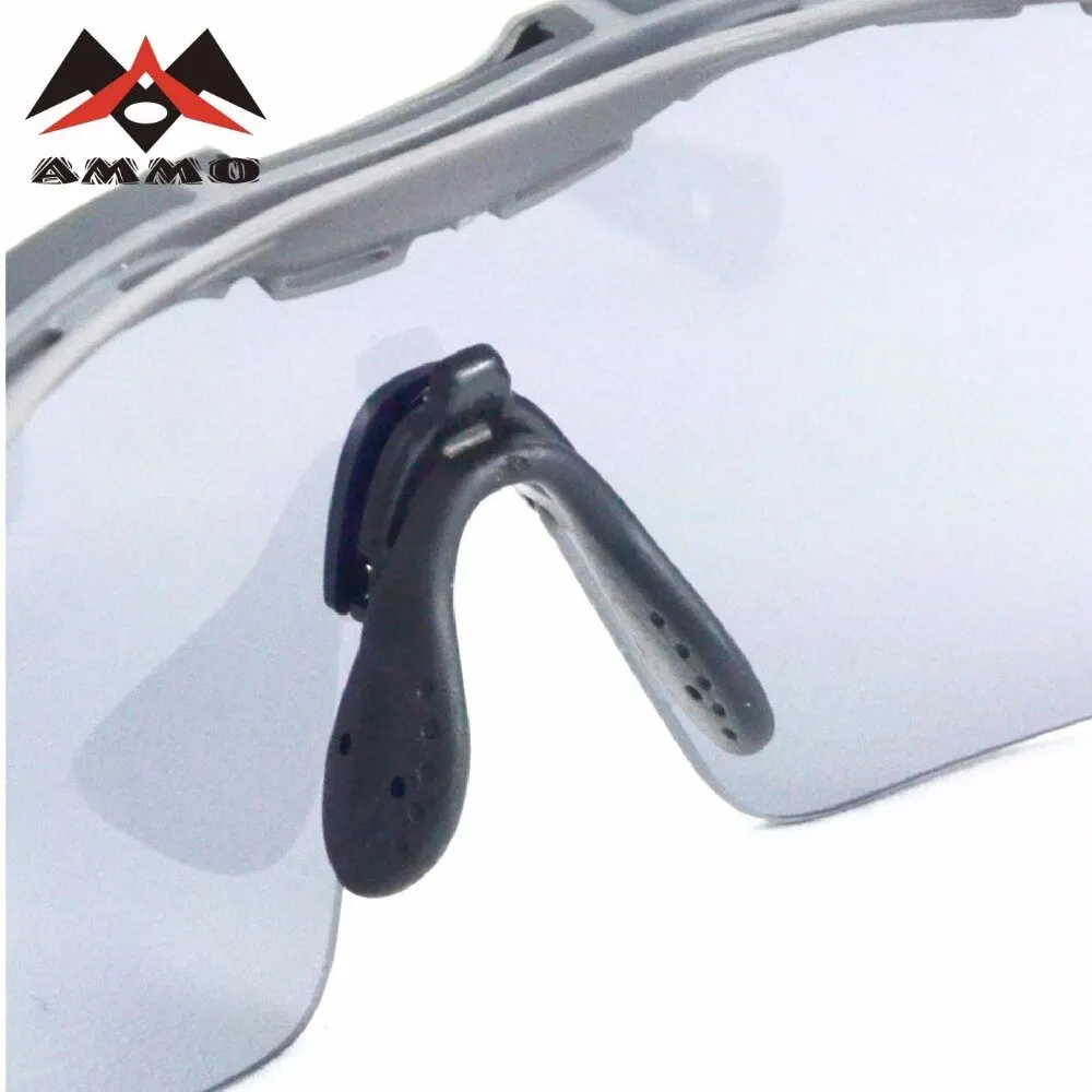 Borjye J121B Wholesale adult one piece blue lens outdoor biking glasses