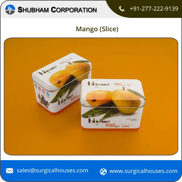 Wholesale Dried Dehydrated Fruits Mango Slice Available in 100gm Box Packaging