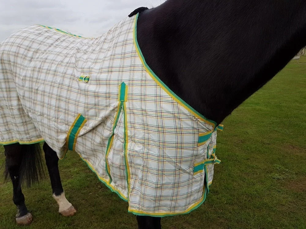  Top Quality - Summer Horse rugs Poly Cotton Double Rib stop Perfect for Australian Weather Various Sizes and