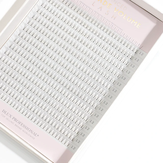 DLUX PROFESSIONAL 2021 NEW  Design ADVANCE PRE-MADE VOLUME Eyelash Extension DLUX Professional ADVANCE PRE-MADE VOLUME 2D TYPE f