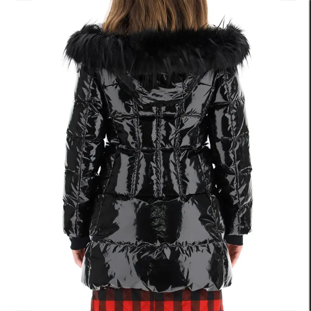 Best Selling Warm Winter Women Hooded Shiny Bubble Puffer Down Jacket for Ladies Girls and mens