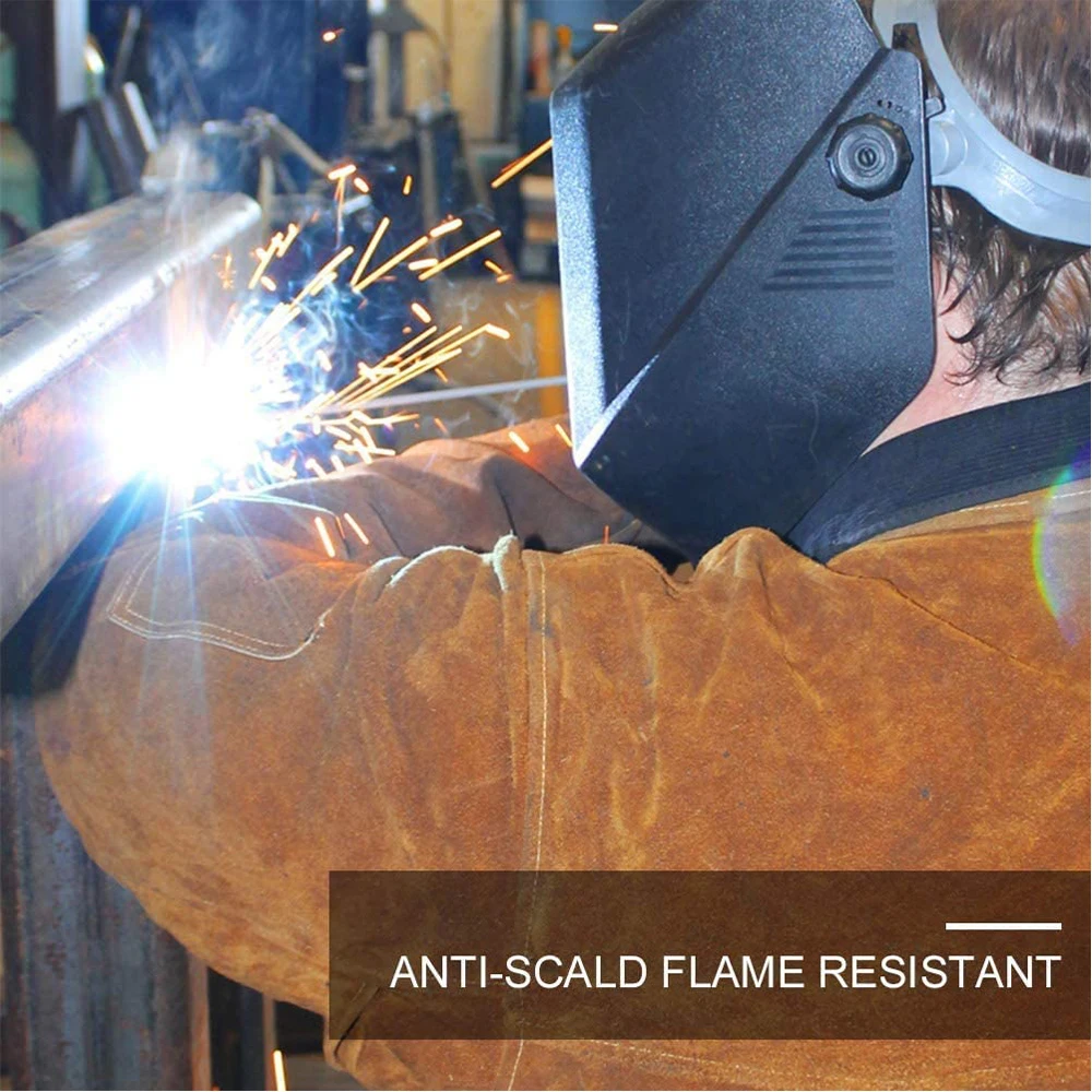 Welder Protection Cowhide Split Leather Welding Jacket