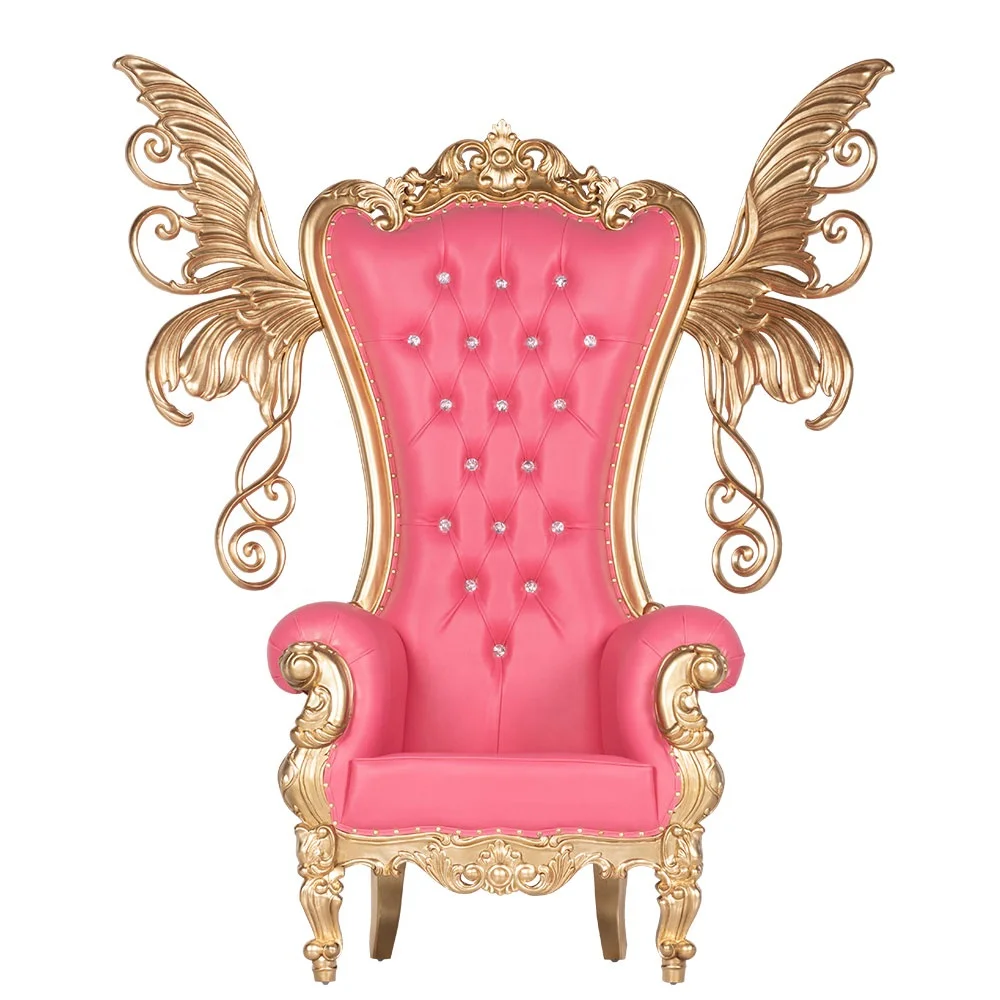 Best Selling Comfortable French Style Throne Chairs for Wedding Parties Banquets & Restaurants Hot Sale Upholstery Living Room