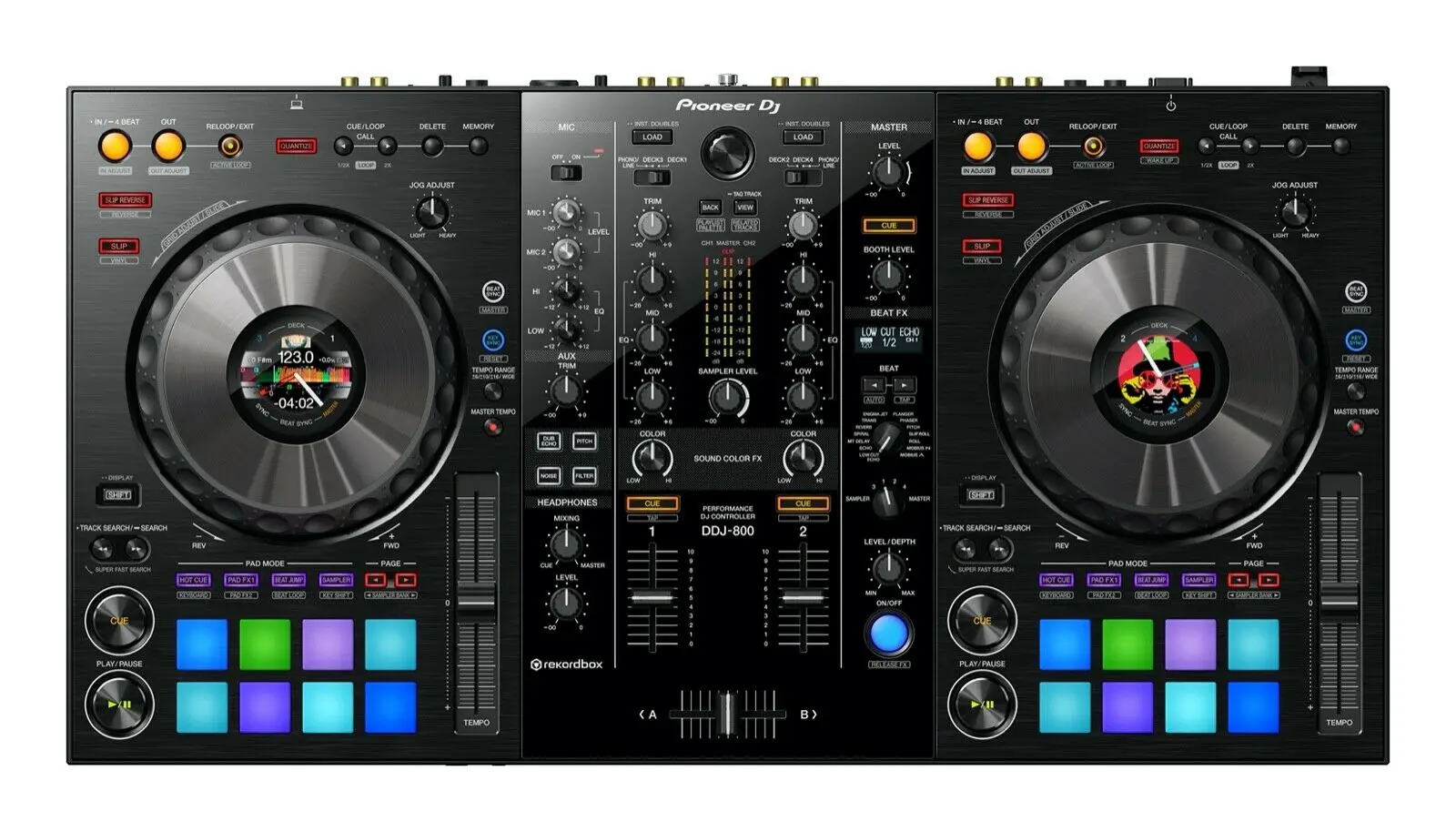 Новый оригинальный контроллер для диджея dj800 2Ch с FX рекламного бокса программное обеспечение
