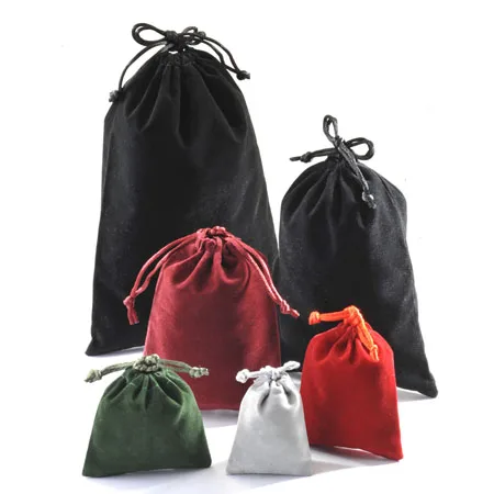 Mini Velvet Coin Bag Velvet Organza Bag Velvet Drawstring Bag for Jewelry