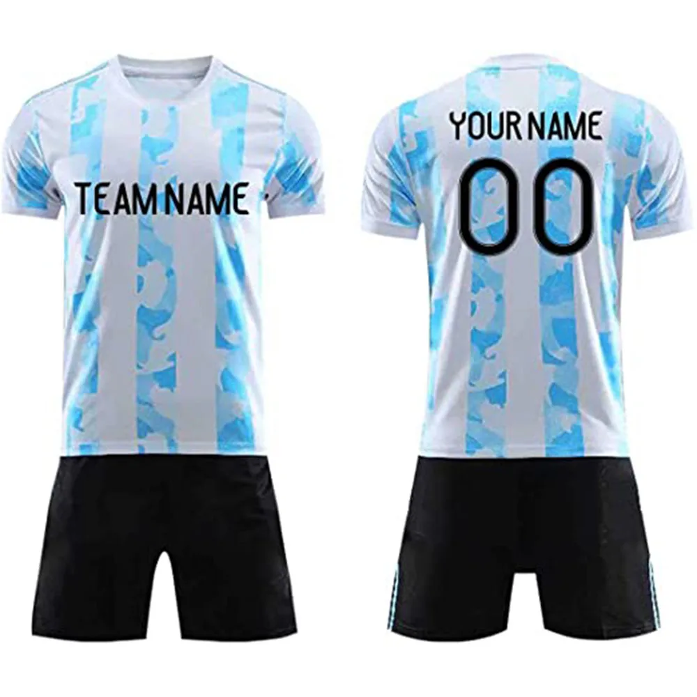 2021 High Quality Sportswear Away Cheap Uniform Soccer Jersey Football Jersey Soccer Wear Uniforms Custom Football Jerseys