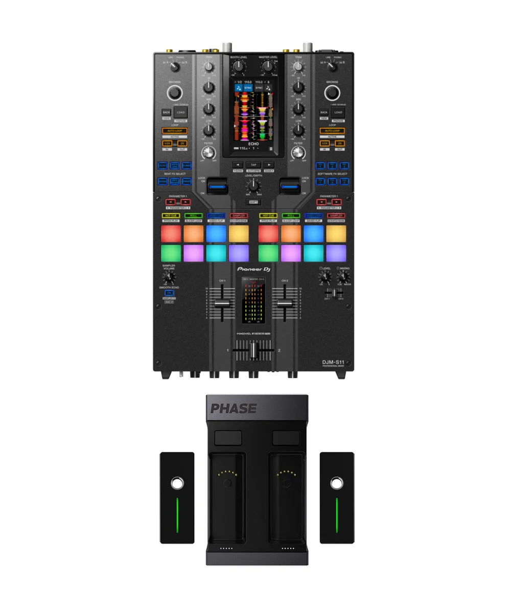 Новые и неиспользованные пионер ди-джей DJM-S11-SE (Special Edition) смеситель + MWM газовый двигатель работает на этапе Эфирное Комплект