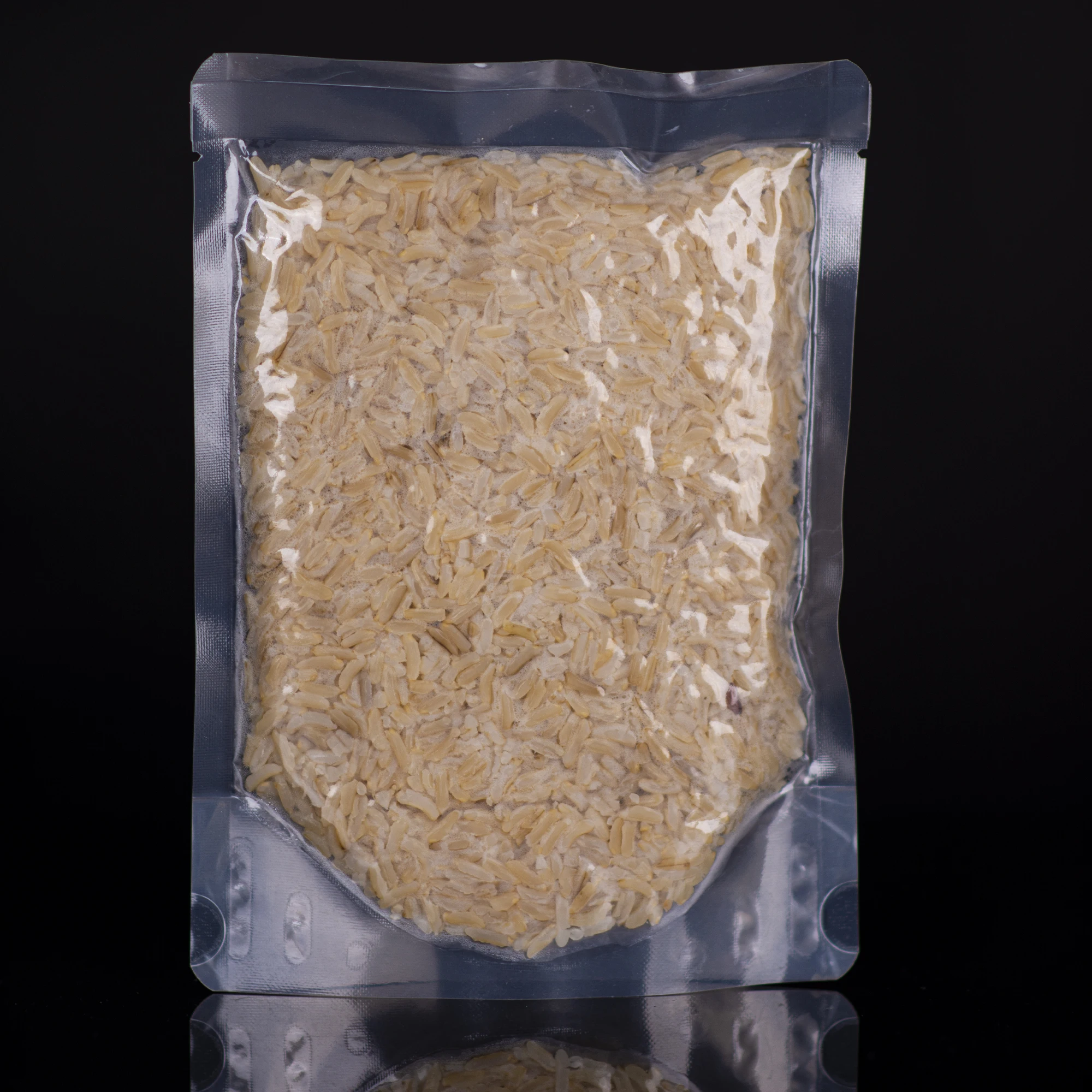 Здоровый приготовленный мгновенный коричневый рис без ГМО стабильная полка от производителя из Таиланда