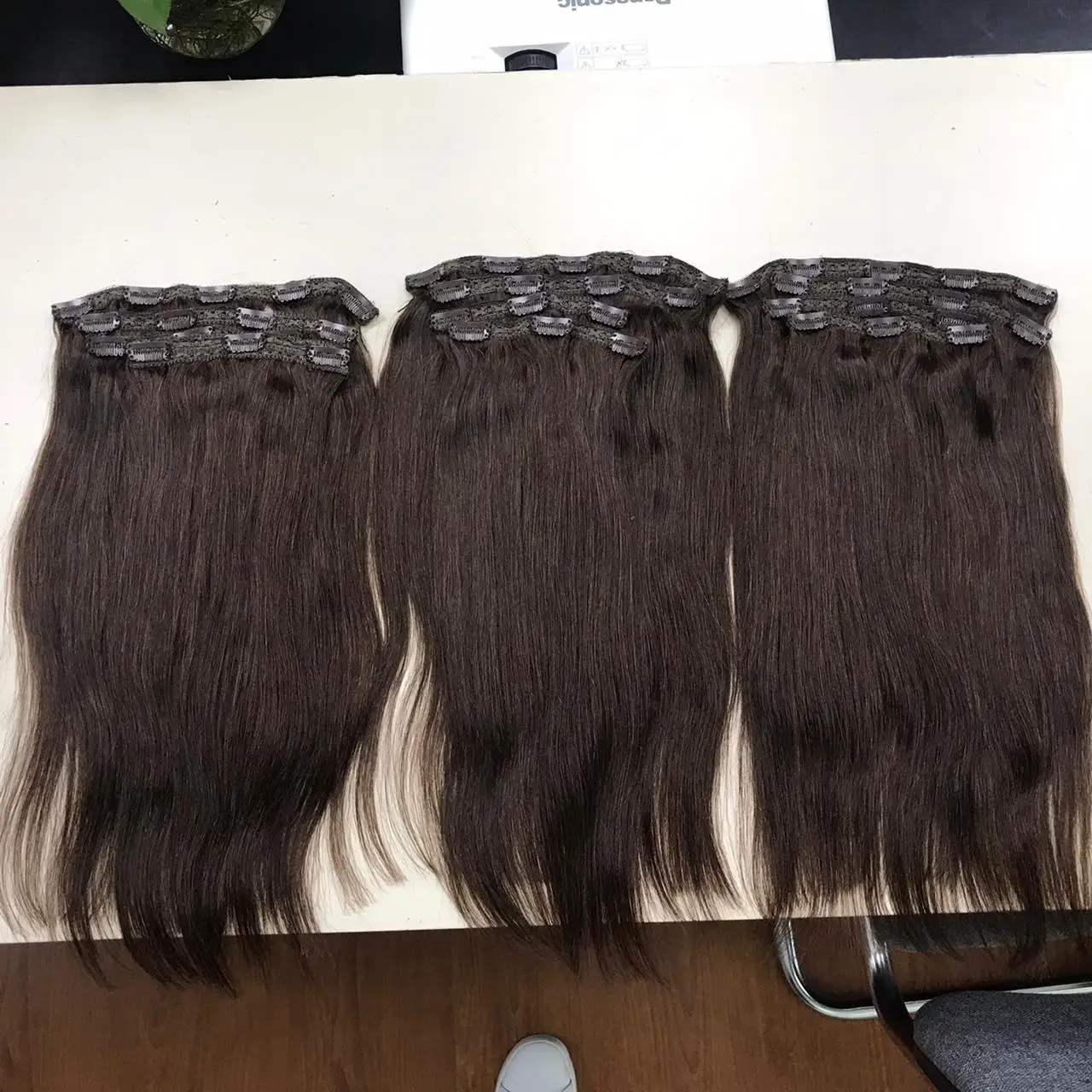  Лучшая цена высококачественные человеческие волосы на заколке для наращивания 100%