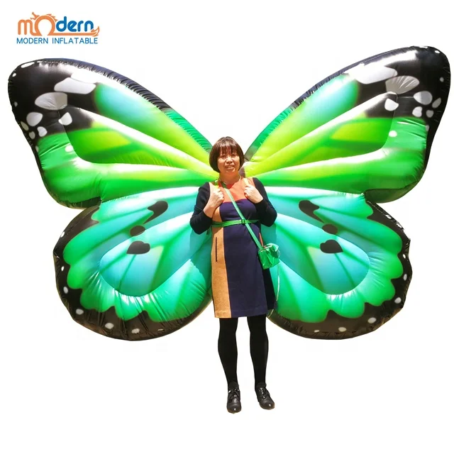 carnival fairy costume inflatable costume wings stage display props disco butterfly costume