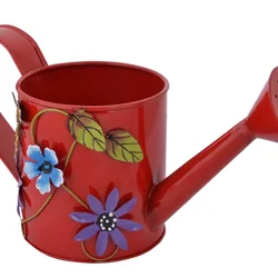 Кастрюля для полива цветов оцинкованная современный дизайн логотип под заказ