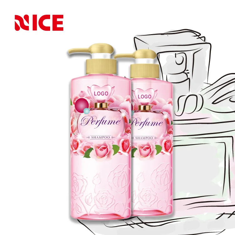 
Rose Mint Fragrance Artificial Coloring Hair Perfumed Shampoo 