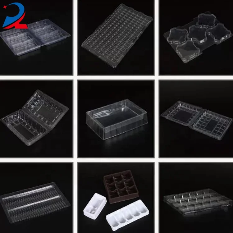 Hot sale blister pack dumpling tray plastic transparent tray plastic