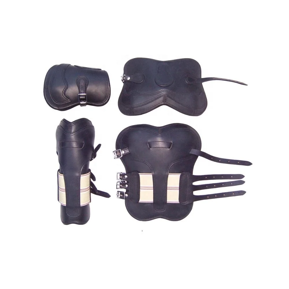 Итальянские дизайнерские накладки из чистой кожи на ноги лошади