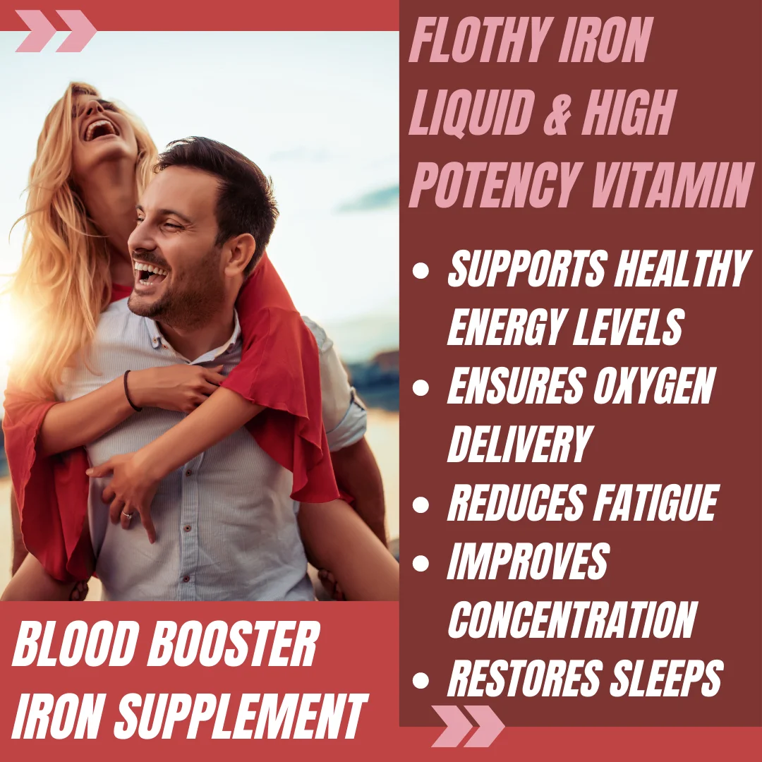 Customized Iron Supplement & High Potency Vitamin C + Vit B cpmplex