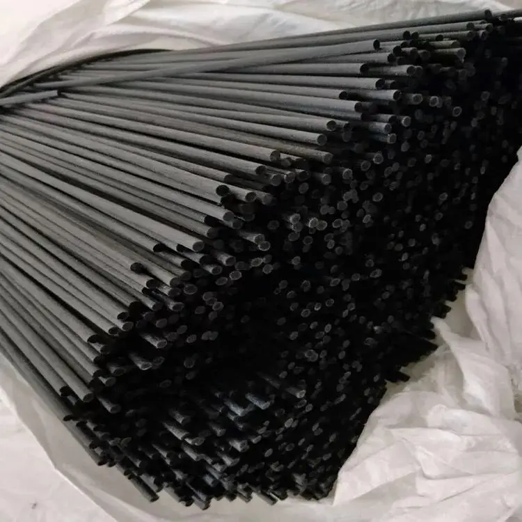 
4mm*25cm black fiber diffuser reed sticks/synthetic sticks/fragrance absorbing wicks 
