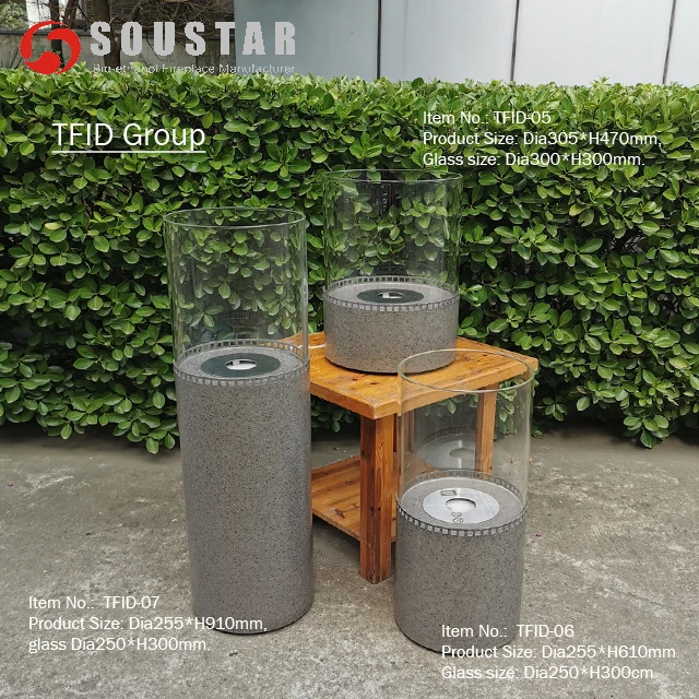 Customizable Indoor Bioethanol Fireplace by Chinese Brand Available in Different Sizes