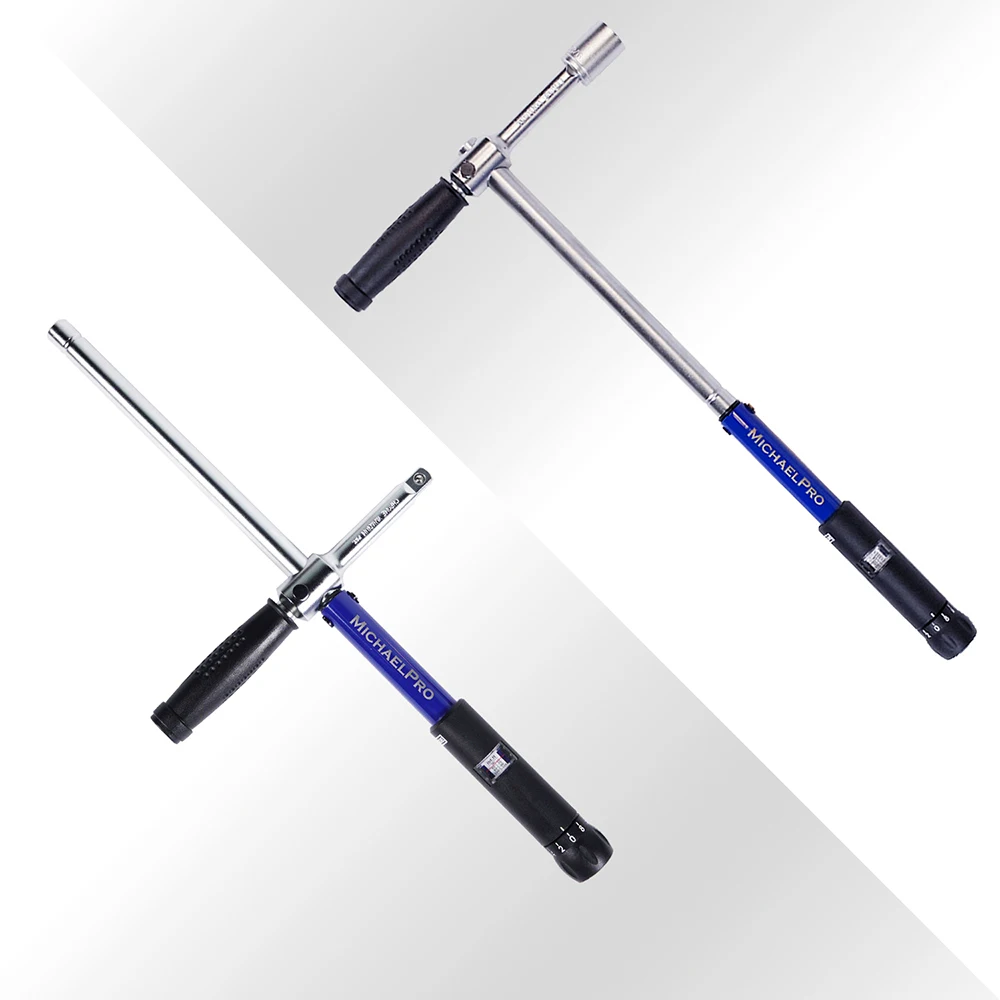 MP001002 1.5 inch Drive Click Through Hand Tool Torque Wrench Lug Wrench with 3 Sockets Mechanic