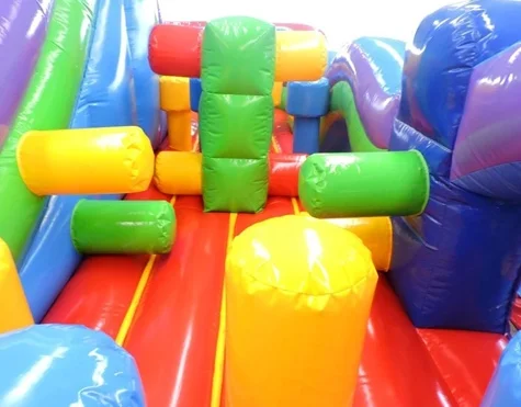 commercial inflatable obstacle course challenge land games bounce house obstacle course battle games for adults