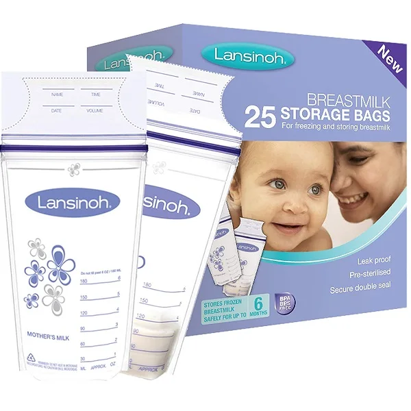 Lansinoh Breast Milk Storage Bags - Pack of 25