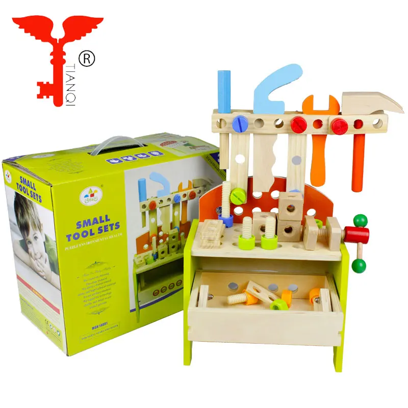 New Design Educational Wooden Tool Set Pretend Wooden Toy