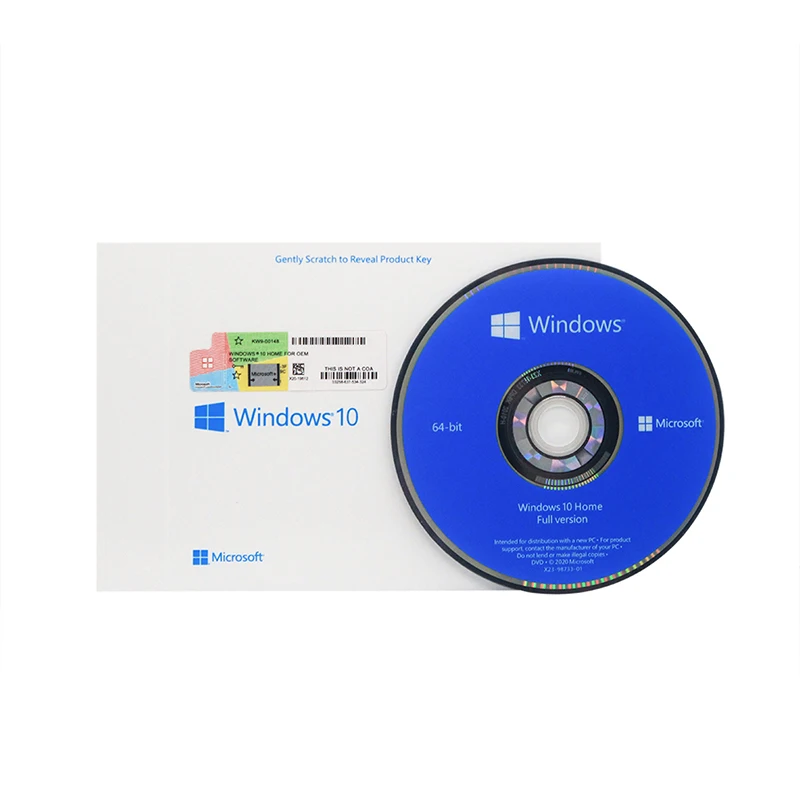 Hot sale Windows 10 home oem DVD Windows 10 home oem  full package Windows 10 home  oem DVD  by Air