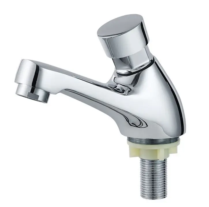 
Time Delay Self Closing Water Tap Brass Automatic Shut Off Push Faucet Water Saving Faucet 