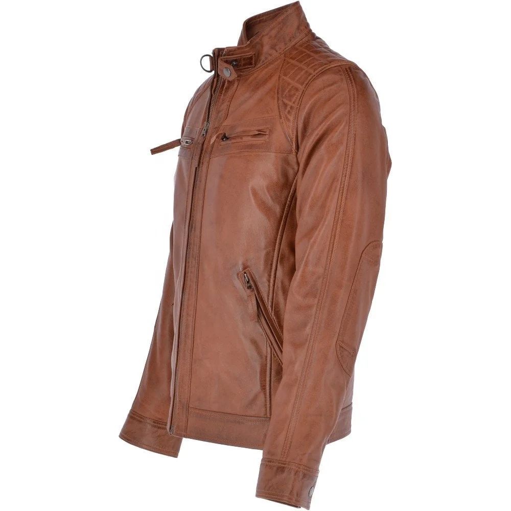 New Design Top Quality Pure 100% Leather Jacket