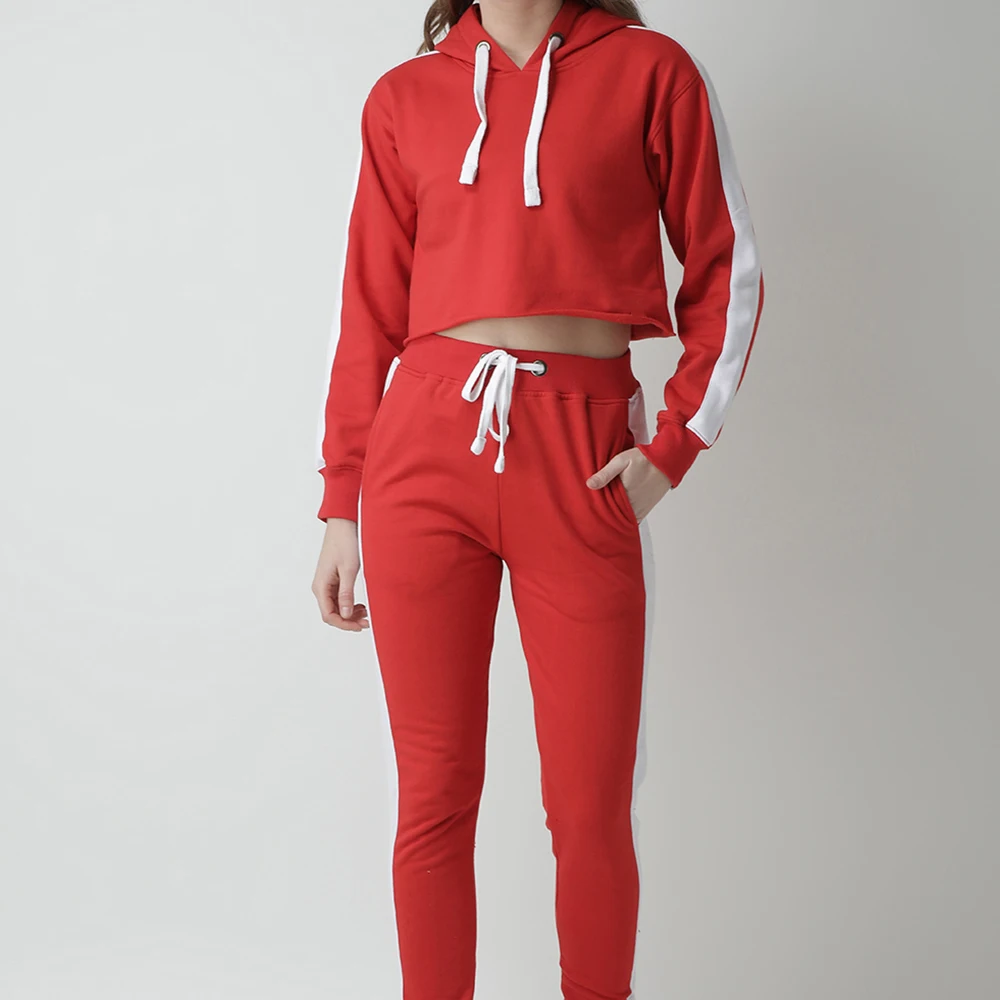 2024 Custom Made Trending Women Tracksuits With Long-Sleeved And Casual Pullover Style Tracksuit Women By Kumi Enterprises