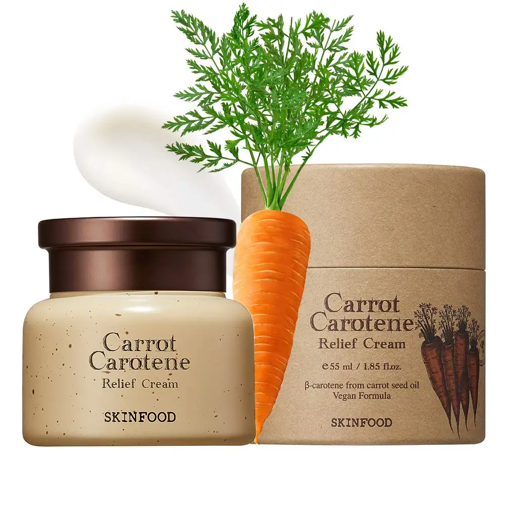 Korea Skin Care K-beauty Cosmetic    Skin Food Carrot Carotene Caming Water Moisture soothing Pad