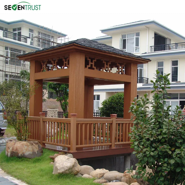 Wooden composite WPC garden pavilion price