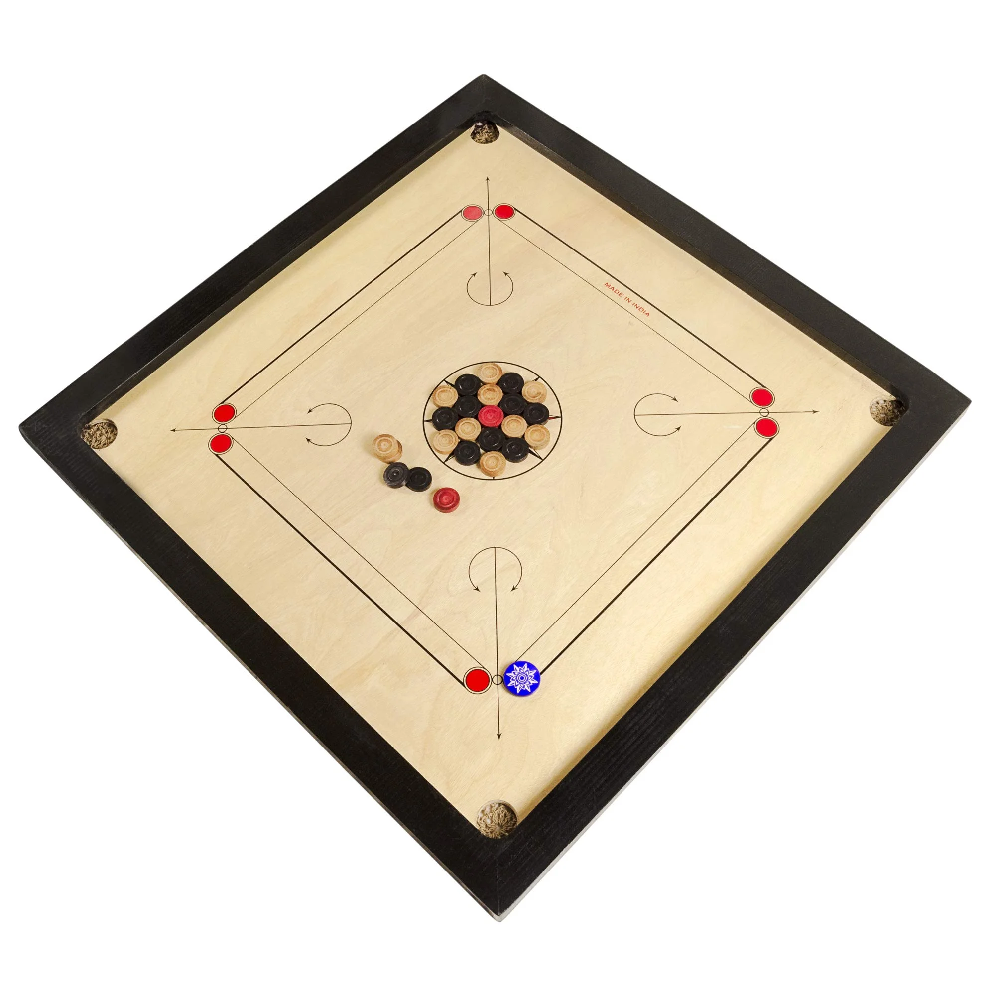 Высококачественная деревянная настольная игра carrom с монетницей и страйкболом для игры в помещении взрослых детей дома