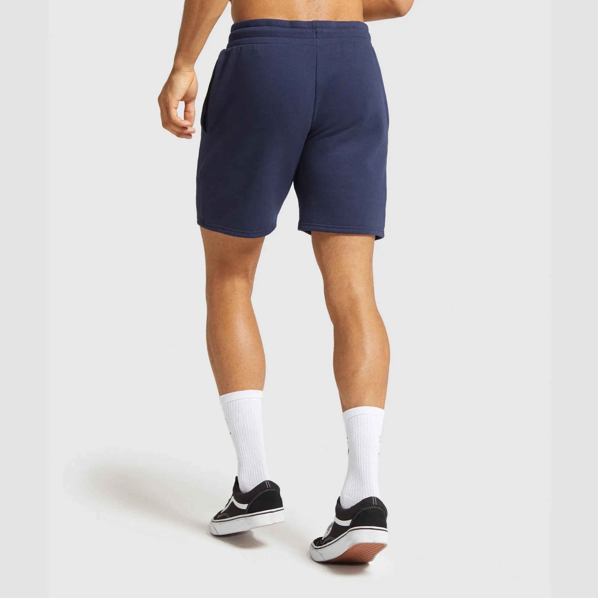 Хлопковые шорты с перекрестными карманами мужские для спортзала оптовая продажа 2021 французские махровые тканевые бега